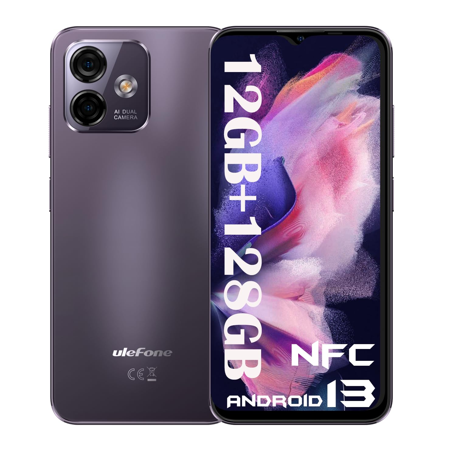 Смартфон Ulefone Note 16 Pro 12GB 128GB 6.52 дюйма HD+ Android 13, фото №1