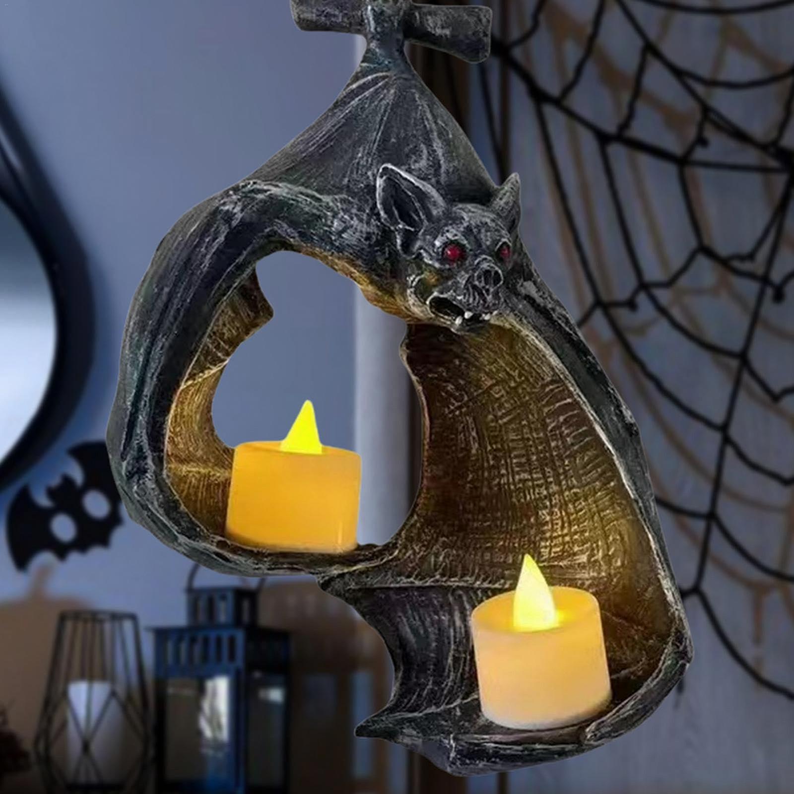 Тримач свічок Gothic Bat Halloween Black, фото №5 Тримач свічок Gothic Bat Halloween Black, фото №5