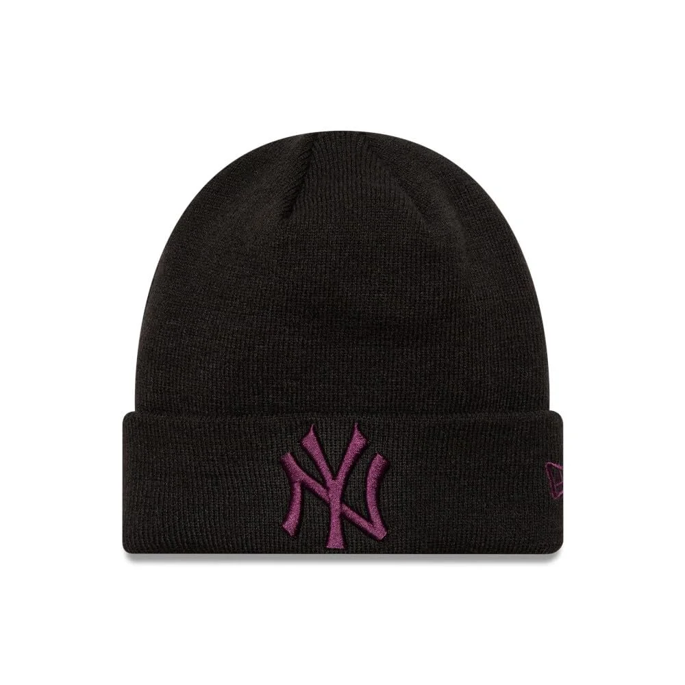 Зимняя шапка New Era Детская Cuff New York Yankees Черная, фото №1 Зимняя шапка New Era Детская Cuff New York Yankees Черная, фото №1