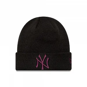 Зимняя шапка New Era Детская Cuff New York Yankees Черная - Фото 1