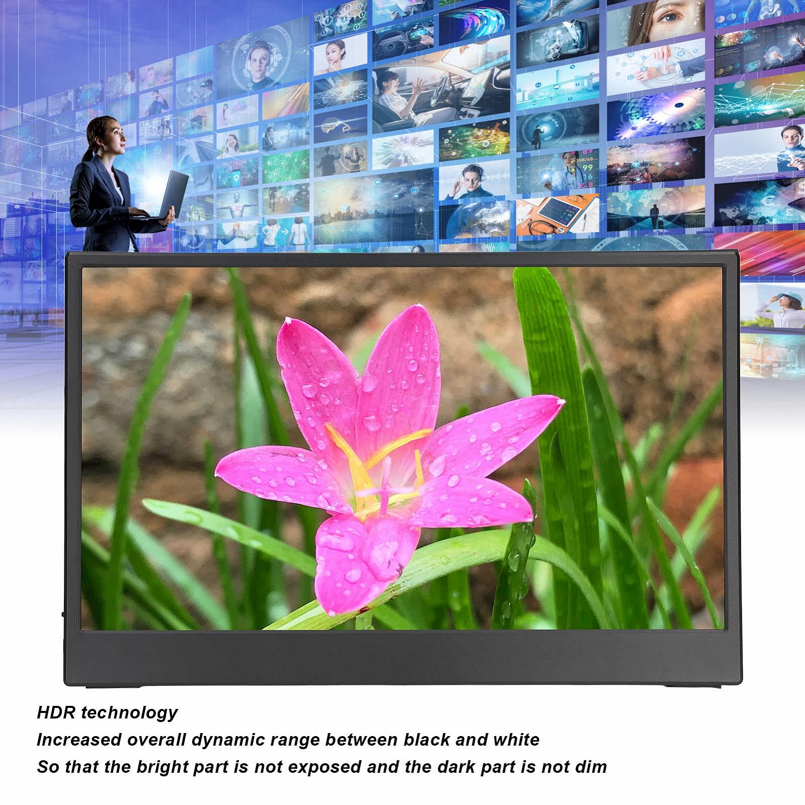 Экран Goshyda 13,3 дюйма 1440P IPS Два динамика Звук для игр Алюминиевый корпус Европейские регуляции, фото №3