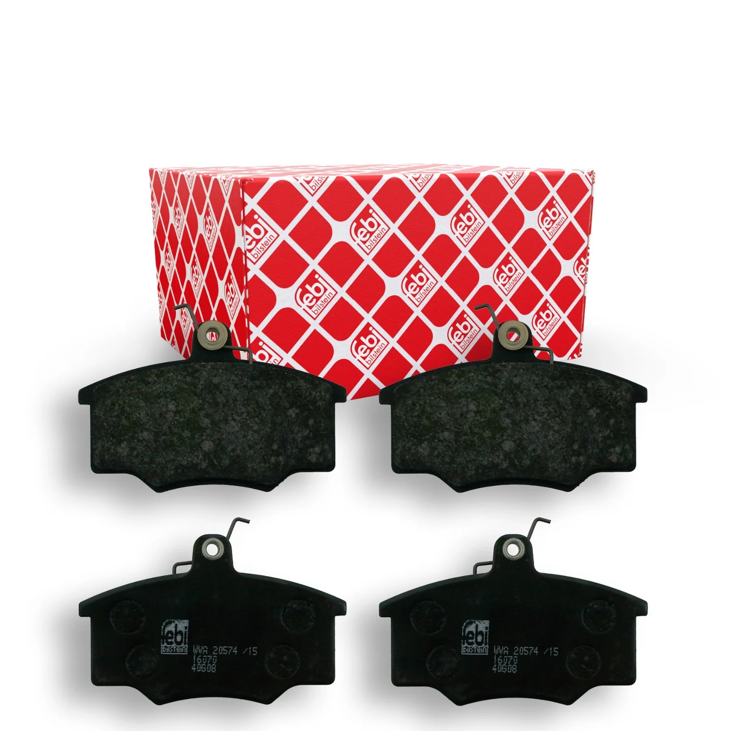 Комплект гальмівних колодок, дискове гальмо FEBI BILSTEIN 16070 для AUDI, передня вісь, фото №1