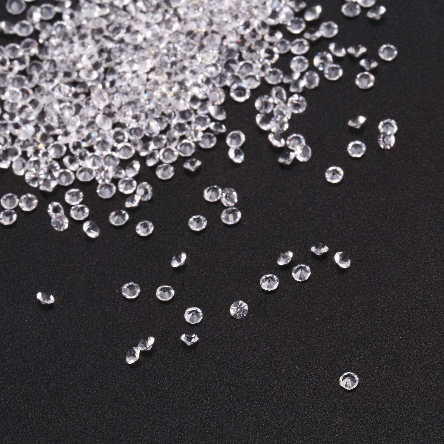 Стразы Диамант Микро 1440 шт, Диамант, для DIY ногтей, Кристалл, Плоская задняя часть, Стразы без горячей фиксации, Нужен клей, Для украшения ногтей, Косметический шарм, Белый, фото №4