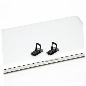 Подставка для ноутбука NUOBESTY, 1 пара, эргономичная, складная, с невидимой клейкой мини-подставкой для ноутбука, улучшает осанку и снимает усталость synthetic.ua - Фото 1