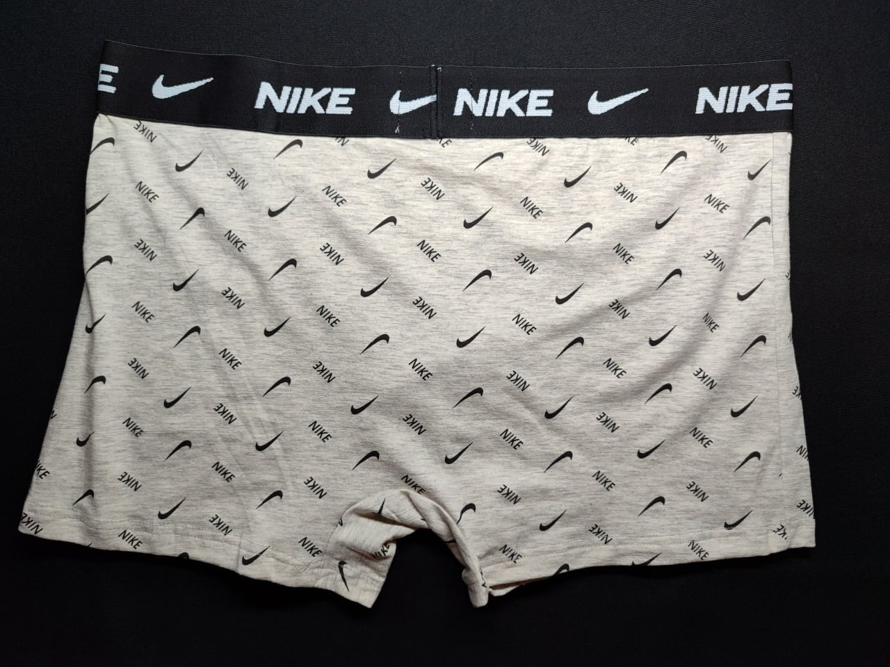 Чоловічі сірі труси боксери Nike, фото №2