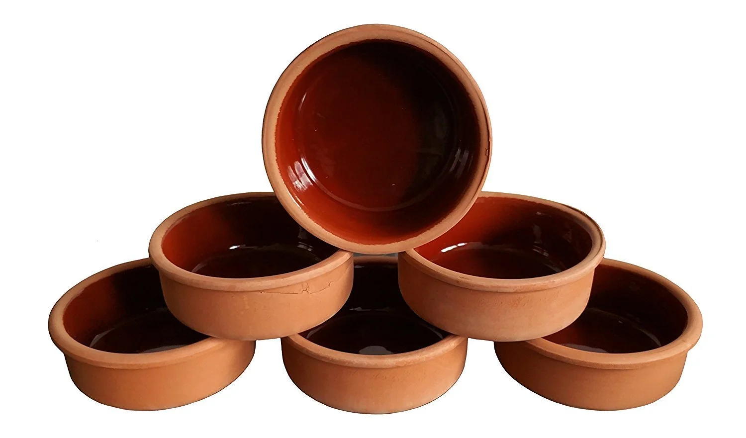 Набір жароміцних глиняних форм Seladan 6 шт. 11,5 см, фото №1 Набір жароміцних глиняних форм Seladan 6 шт. 11,5 см, фото №1