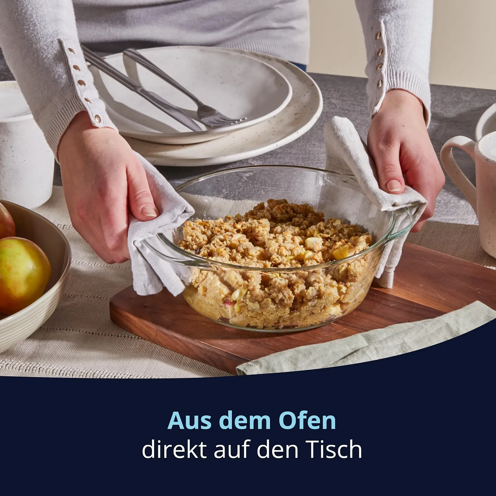 Форма KHG скляна з кришкою 1.5 л 23 x 10 x 21 см кругла прозора, фото №3