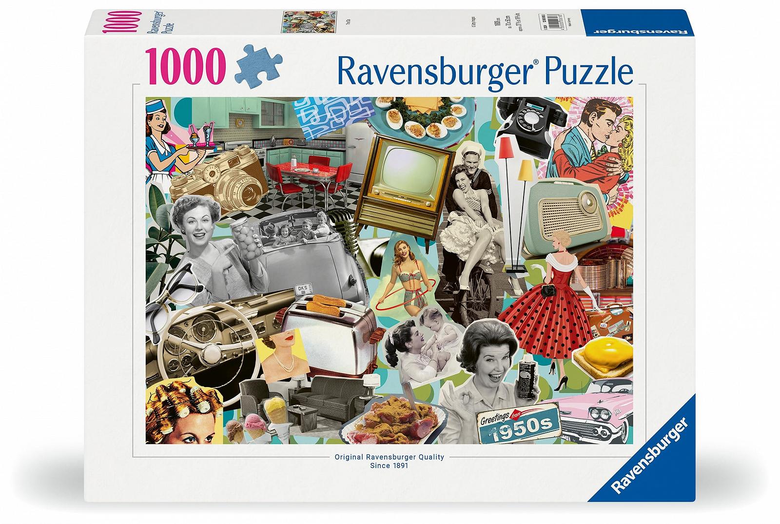 Пазл Ravensburger 12000618 The 50s 1000 деталей, фото №2