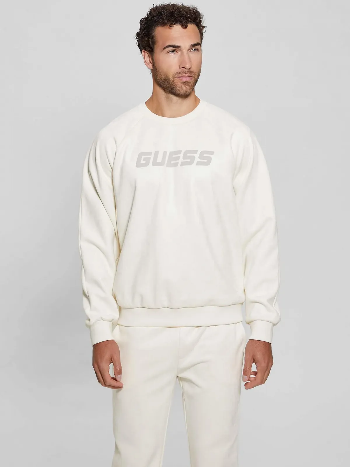 Толстовка Eco Daril Crewneck, Salzweiß, M, фото №2