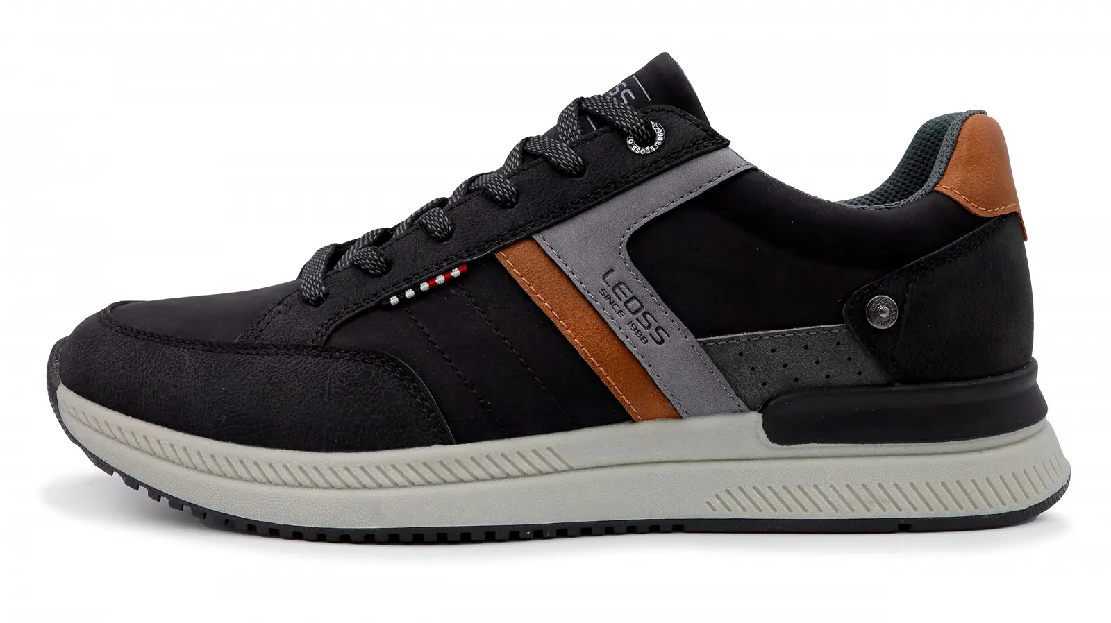 Вінтажні кросівки LEOSS ORIGINAL для чоловіків, з PU шкіри, для ходьби, ділові, повсякденні, фото №1