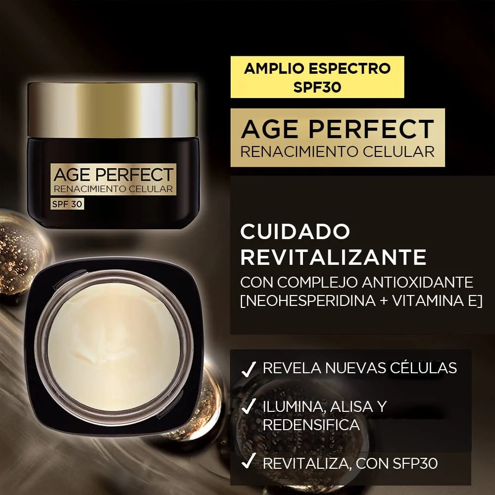Денний крем Age Perfect Cell Renewal SPF30 50 мл, фото №4 Денний крем Age Perfect Cell Renewal SPF30 50 мл, фото №4