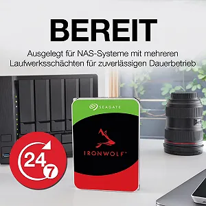Жесткий диск SEAGATE IronWolf 4 ТБ SATA III 64 МБ synthetic.ua - Фото 1