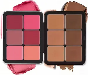 Коректор EXQST Professional Color Correcting Concealer Cream, Палетка консилерів Carla Secret Concealer Palette 12 кольорів - Фото 1