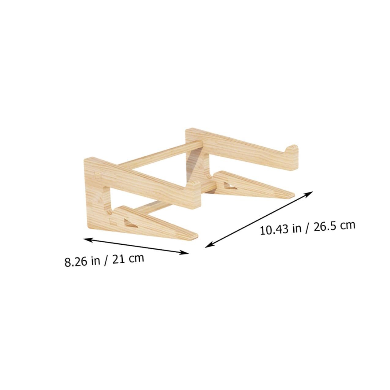 Підставка для ноутбука BESPORTBLE Деревʼяна Міцна Ергономічна Кут нахилу, фото №2