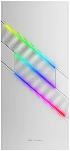 Корпус для ПК Mars Gaming MC-U3 / Midi Tower / ARGB / Закаленное стекло / Без БП / Белый synthetic.ua - Фото 1