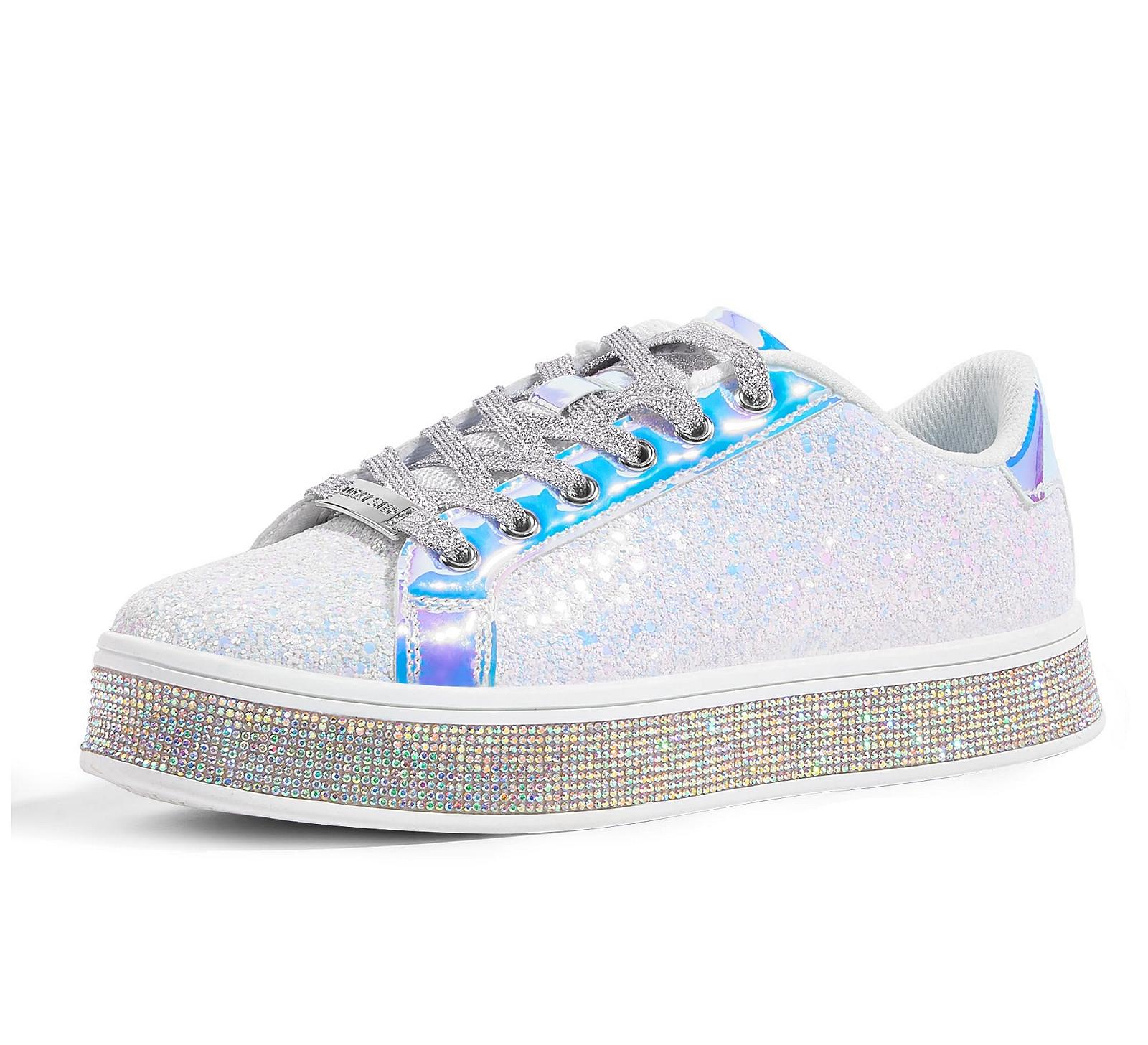 Жіночі Кросівки на платформі LUCKY STEP Glitter Блискучі Ошатні для весілля, фото №1