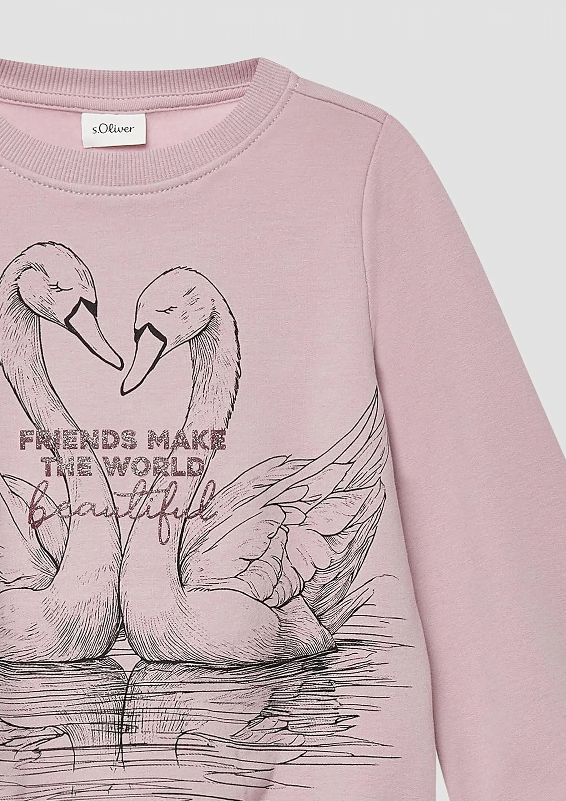 Толстовка s.Oliver для дівчат з блискучим принтом, фото №4