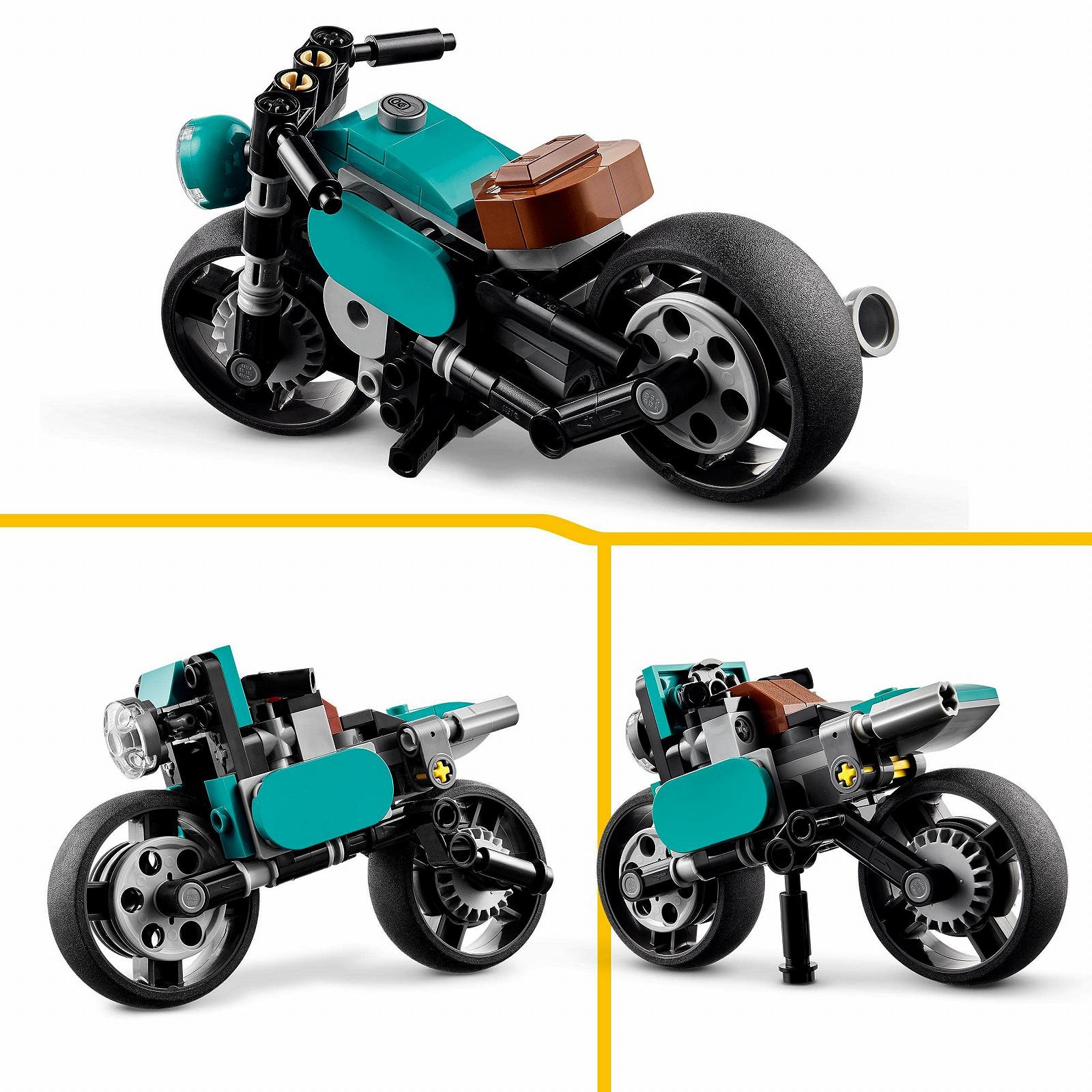 Конструктор LEGO Creator 31135 3-в-1 Винтажный мотоцикл, фото №3