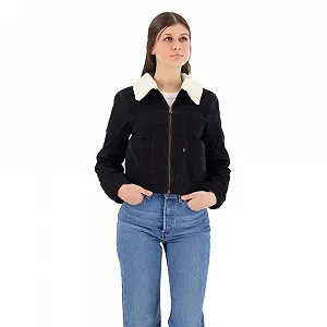 Жіноча куртка LEVIS T3 RETRO SHERPA TRUCKER Caviar - XS - Фото 1