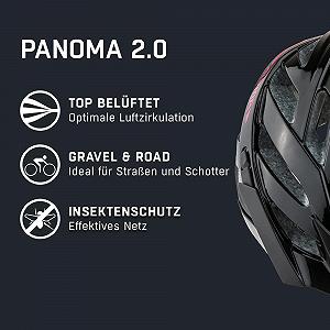 Шлем велосипедный ALPINA Panoma Светоотражающий, оптимально вентилируемый с сеткой от насекомых и возможностью установки LED для взрослых synthetic.ua - Фото 1