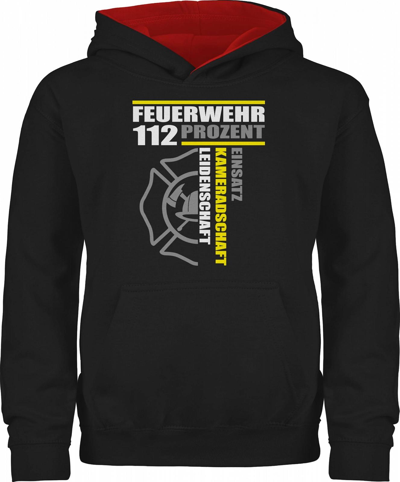 Джемпер Shirtracer Детская толстовка для мальчиков и девочек - Пожарная бригада 112 процентов - Используйте Товарищество Страсть - Подарок Добровольной пожарной бригаде, фото №1