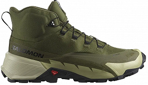 Кроссовки Salomon Cross Hike Mid GTX 2 Gore-Tex Olive размер 42.5 - Фото 1