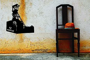 Наклейка на стіну Шахтний копер M synthetic.ua - Фото 1