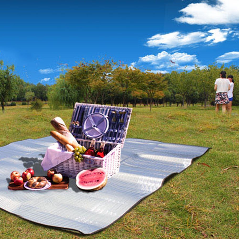 Коврик Xiaokesong Outdoor EPE Пена Анти-влажный Алюминиевый 200 x 150 см, фото №3