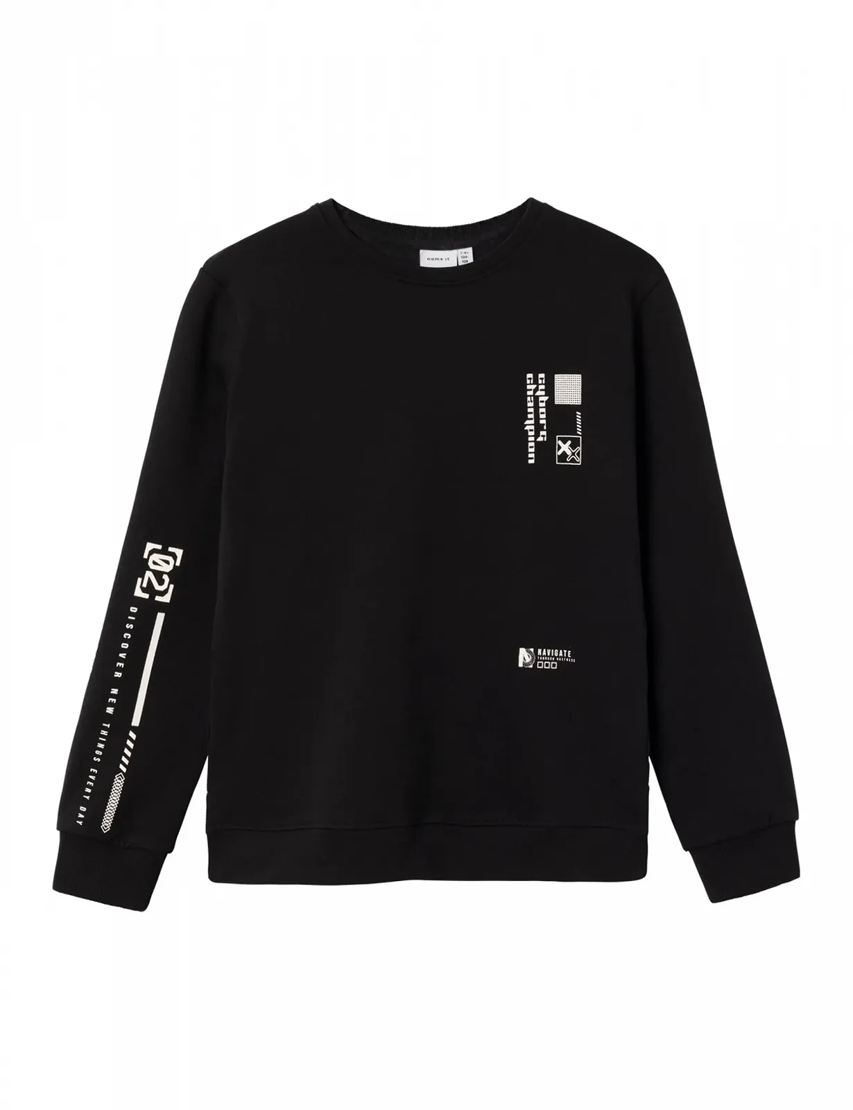 Толстовка NAME IT Nkmlassie LS Loose Sweat Unb для хлопчиків, фото №1 Толстовка NAME IT Nkmlassie LS Loose Sweat Unb для хлопчиків, фото №1