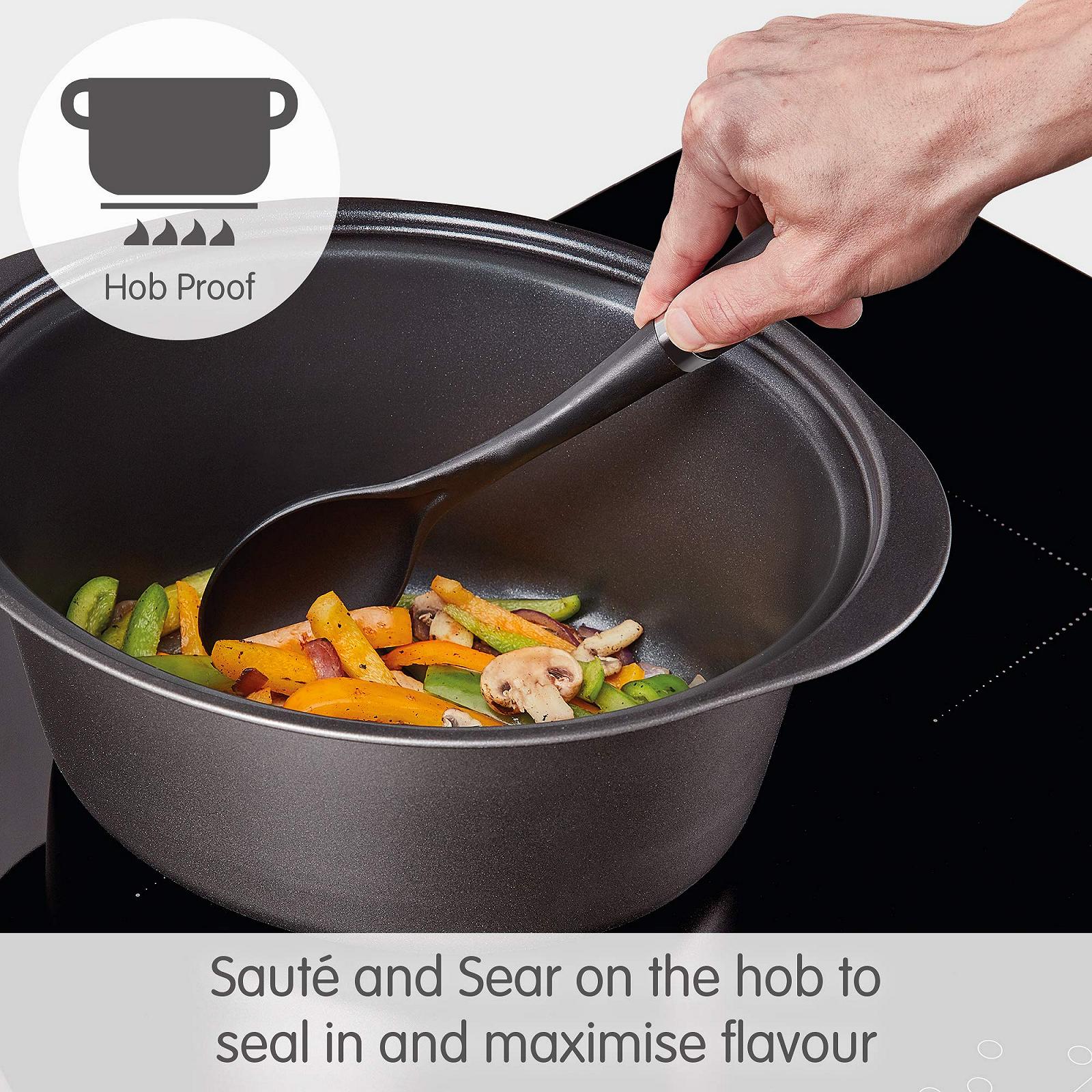 Мультиварка Morphy Richards Sear and Stew 460014 3.5 літра Червона, фото №3