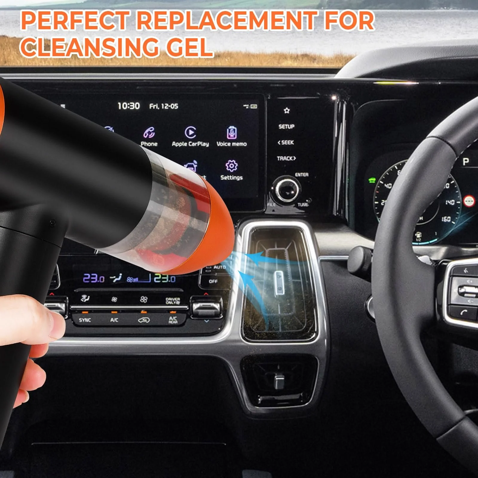 Электрическая воздуходувка-пылесос 3-в-1 110 000 об/мин 13 000 Па 7500 мАч, фото №4