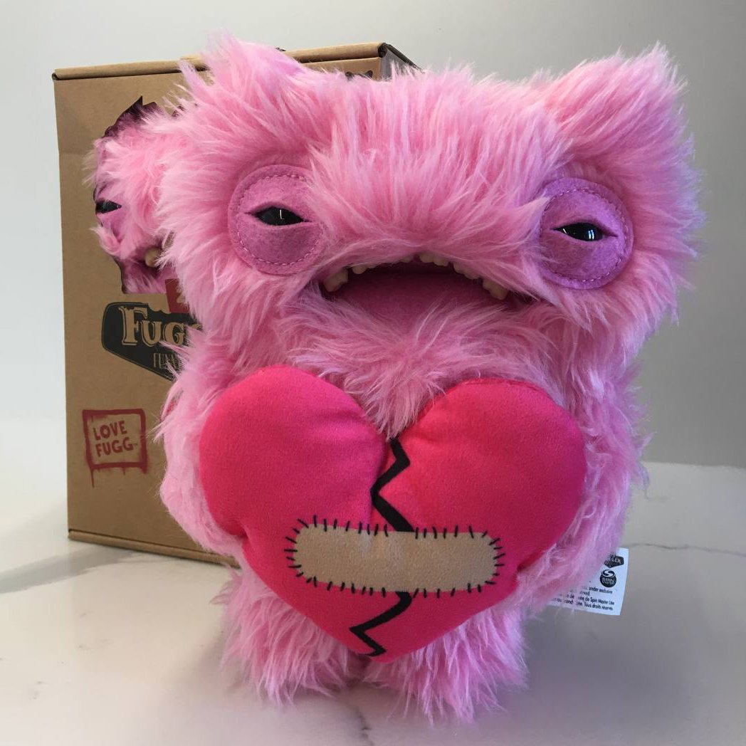М'яка іграшка Фуглер із серцем Рожевий Fuggler Funny Ugly Monster, фото №7