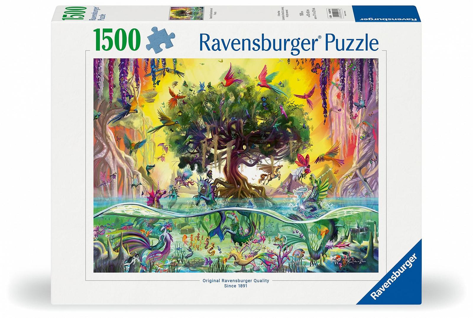 Пазл Ravensburger The Unicorn from the Lake and His Friends 12000798 1500 элементов, фото №2