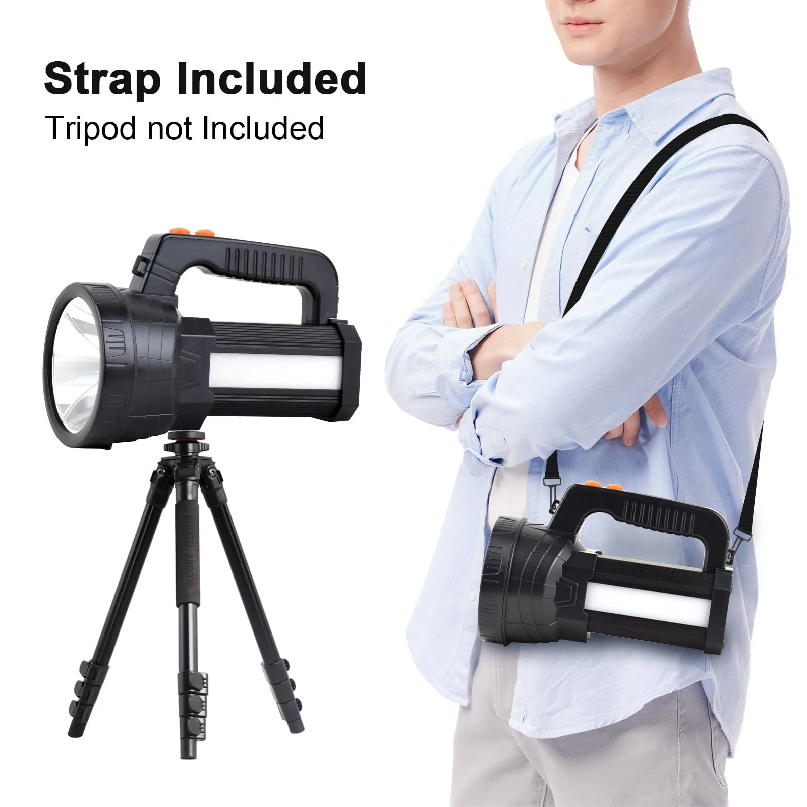 LED Фонарь ERAY 11000 лм, ручной фонарь, аккумулятор 9600 мАч, 6 режимов, IPX4 водонепроницаемый, Power Bank, фото №6 LED Фонарь ERAY 11000 лм, ручной фонарь, аккумулятор 9600 мАч, 6 режимов, IPX4 водонепроницаемый, Power Bank, фото №6