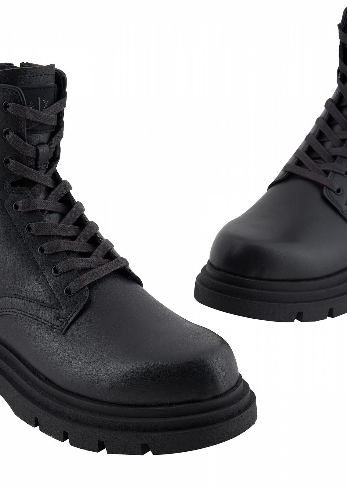 Черевики Armani Exchange Ankle Boot Black Edition Шкіряні Чорний, фото №2