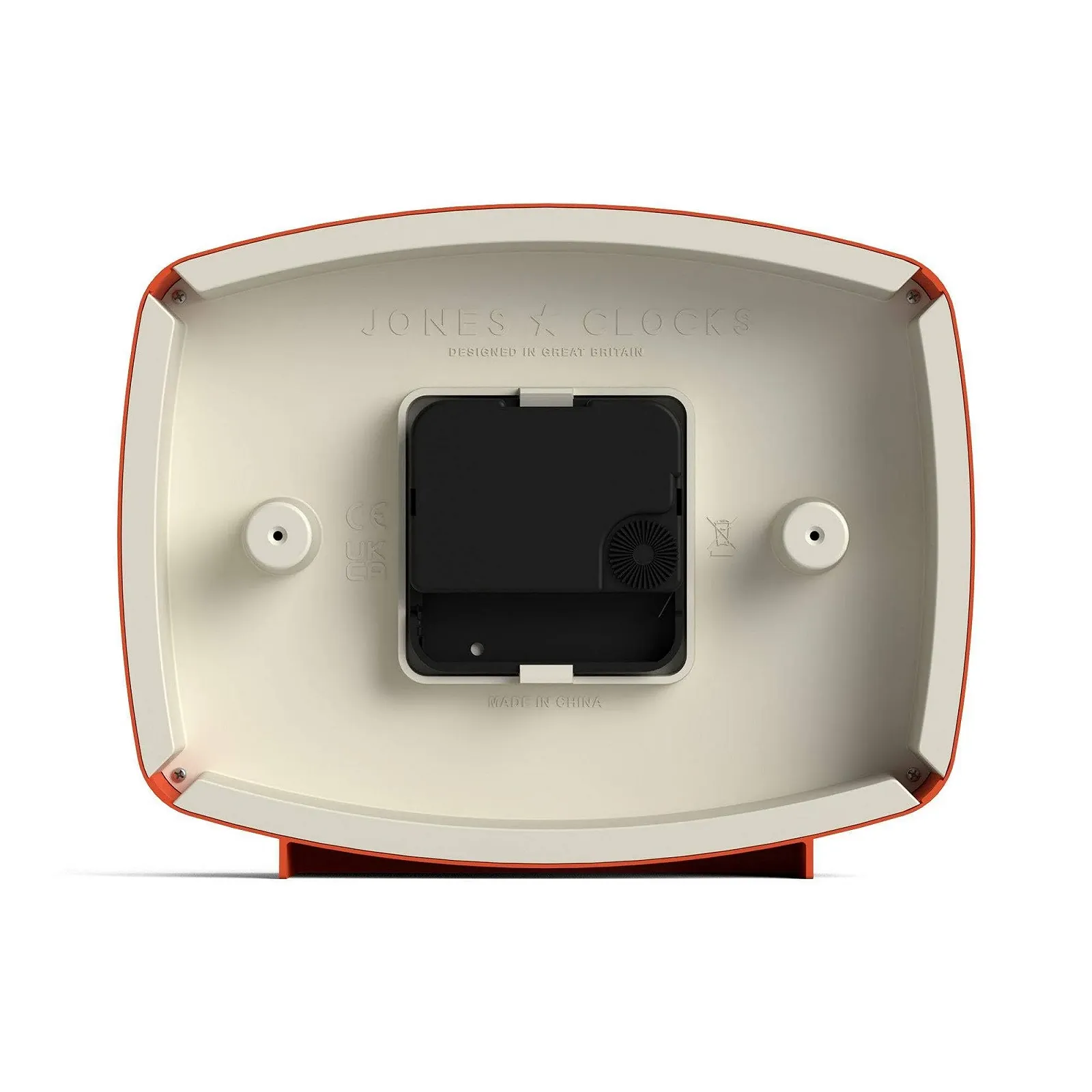 Настольные часы JONES CLOCKS Film Прямоугольный Ретро Дизайн Оранжевый, фото №7