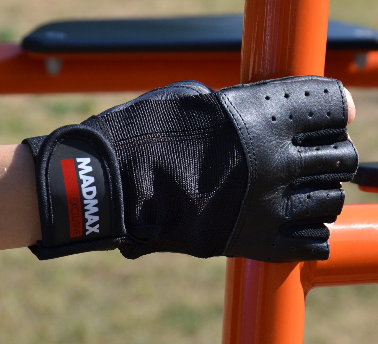 Рукавички для фітнесу MadMax MFG-248 Clasic Exclusive Black XL, фото №9