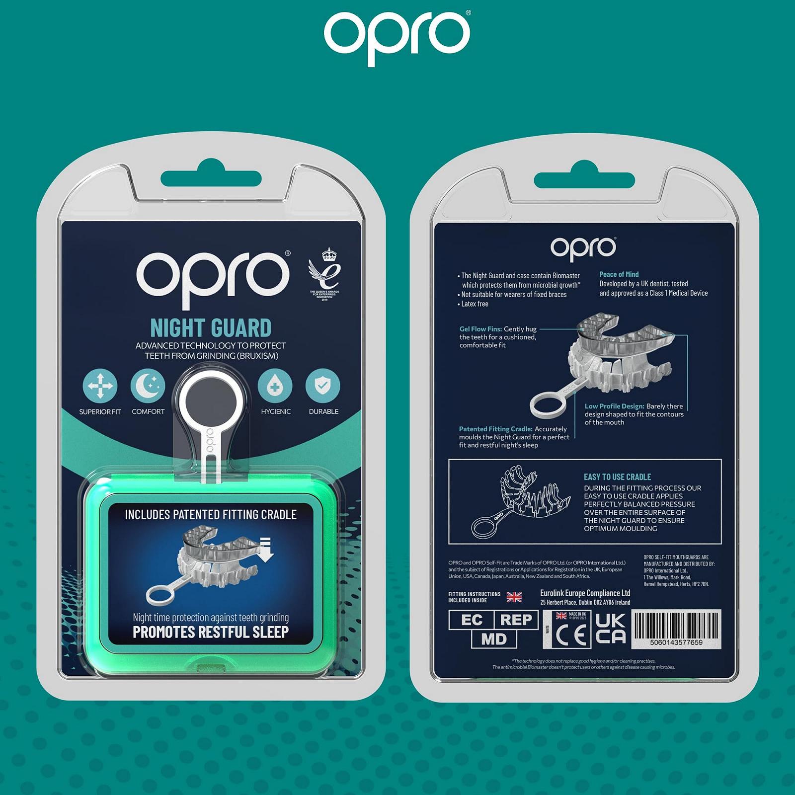 Капа для захисту від бруксизму OPRO Індивідуально регульована, зручна, гнучка, без BPA, фото №7 Капа для захисту від бруксизму OPRO Індивідуально регульована, зручна, гнучка, без BPA, фото №7