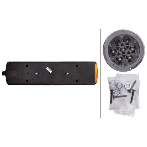 Задний фонарь HELLA 2VD 008 205-051 для SCANIA VOLVO FELDBINDER левый, фото №2