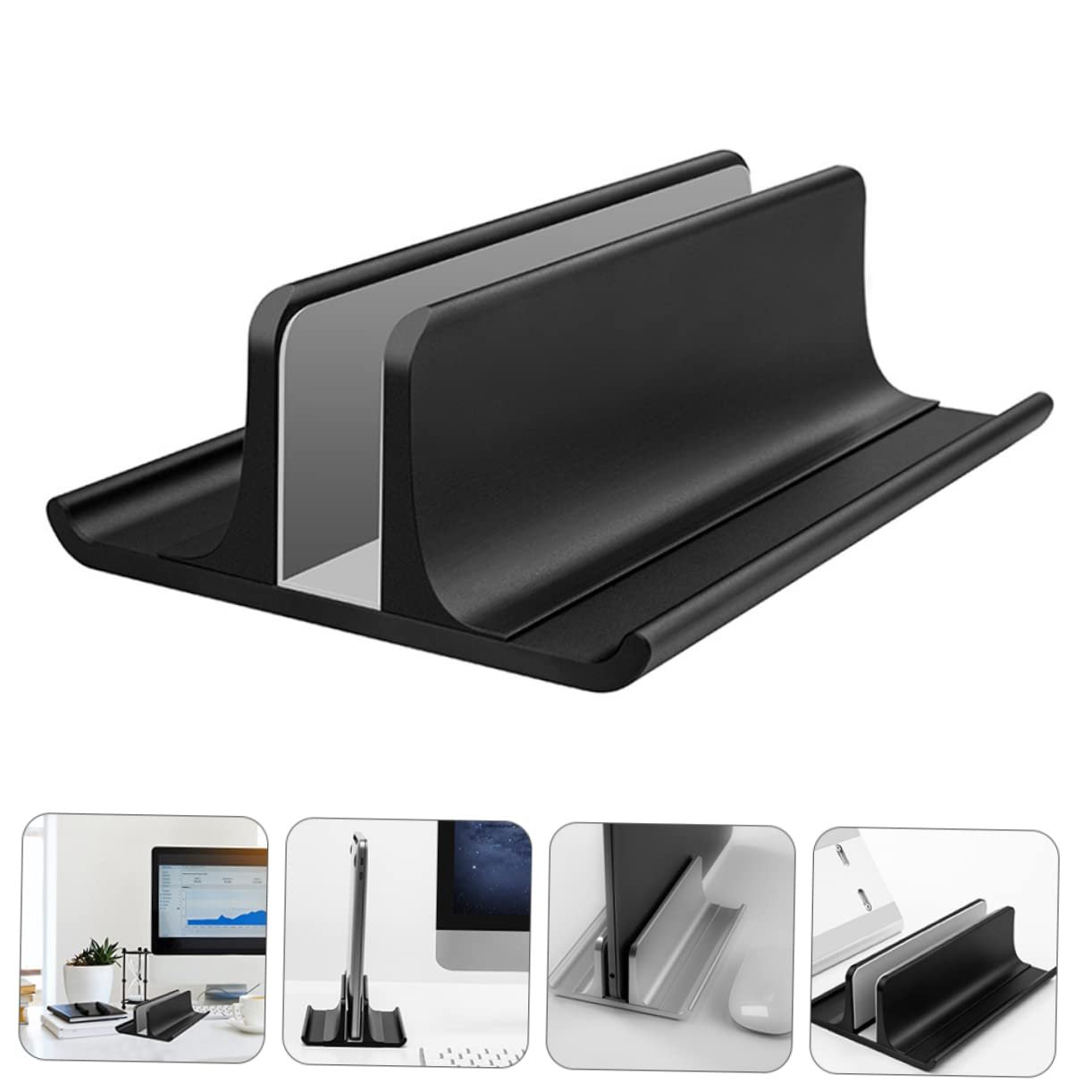 Охолоджуюча підставка для ноутбука SOIMISS Алюмінієвий сплав з тримачем для зберігання, фото №8