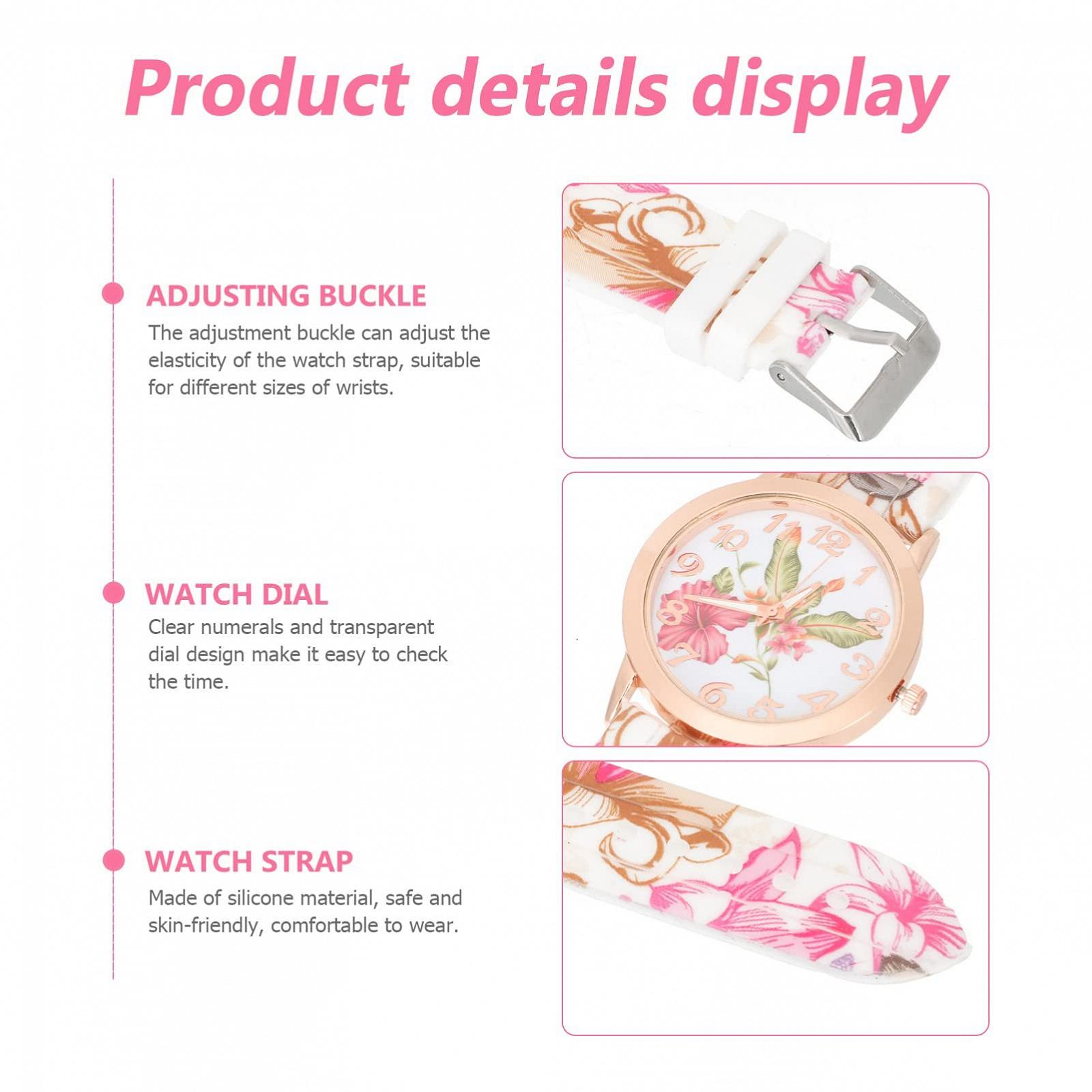 Цифровий годинник LIFKOME Спортивний годинник для жінок з тканини, фото №4