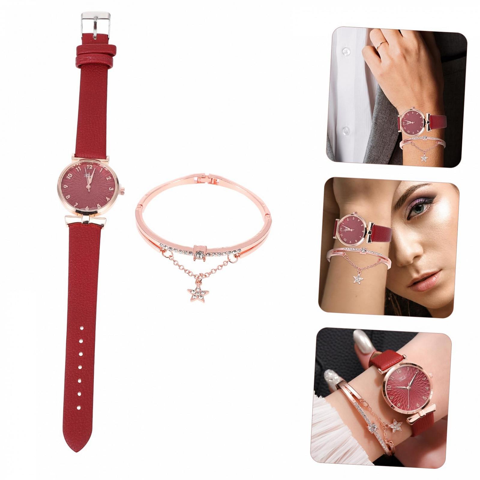 Жіночий Годинник OATIPHO Білий, червоний, фото №6 Жіночий Годинник OATIPHO Білий, червоний, фото №6