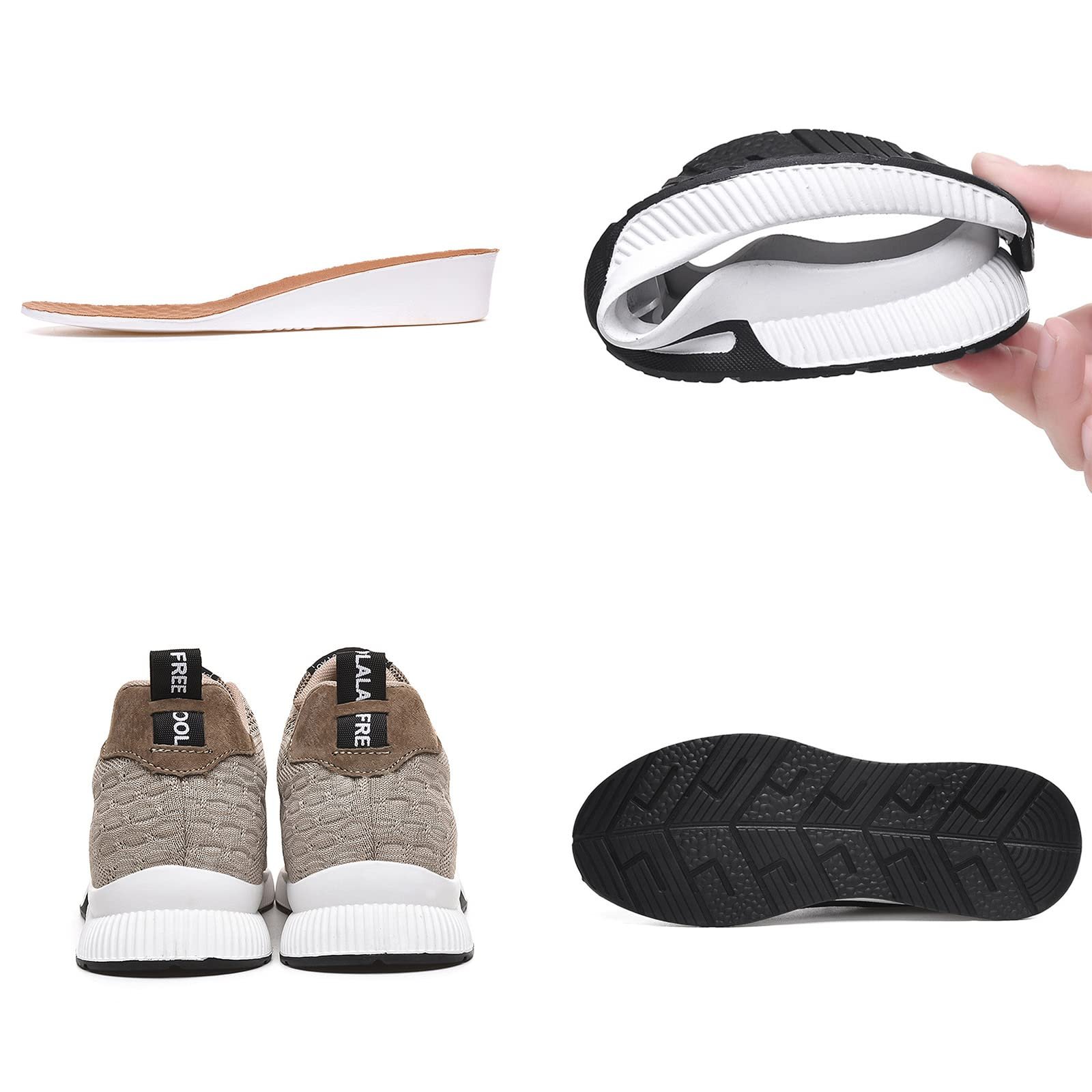 Чоловічі Кросівки з ліфтом 6 см, Кросівки на шнурівці, легкі дихаючі Кросівки для костюма, спортивне взуття на шнурівці, повсякденне взуття, фото №3 Чоловічі Кросівки з ліфтом 6 см, Кросівки на шнурівці, легкі дихаючі Кросівки для костюма, спортивне взуття на шнурівці, повсякденне взуття, фото №3