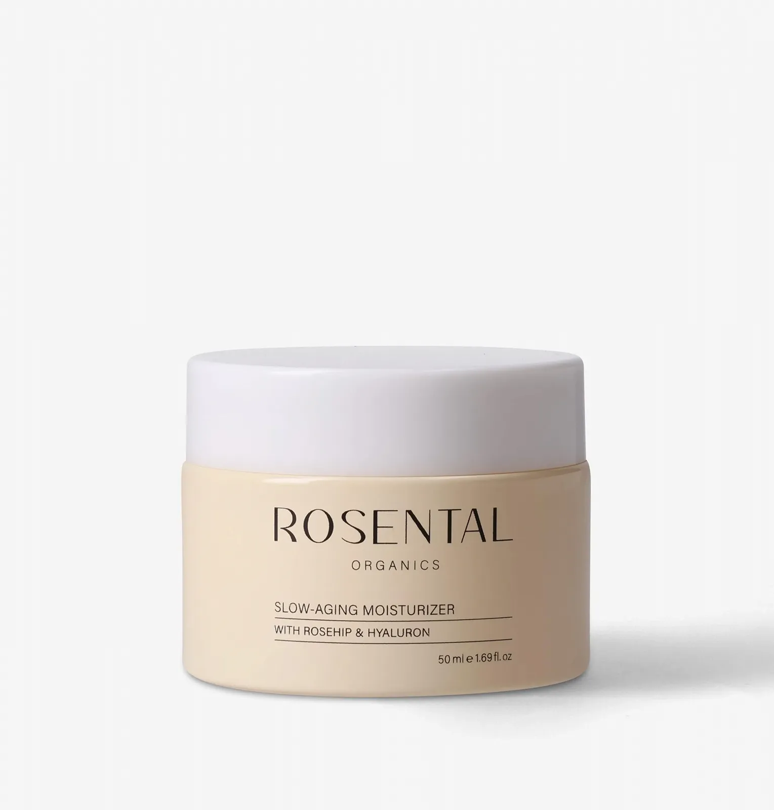 Зволожувальний крем Rosental Organics Slow Aging антивіковий з гіалуроновою кислотою трояндовою водою та олією шипшини 50 мл, фото №1