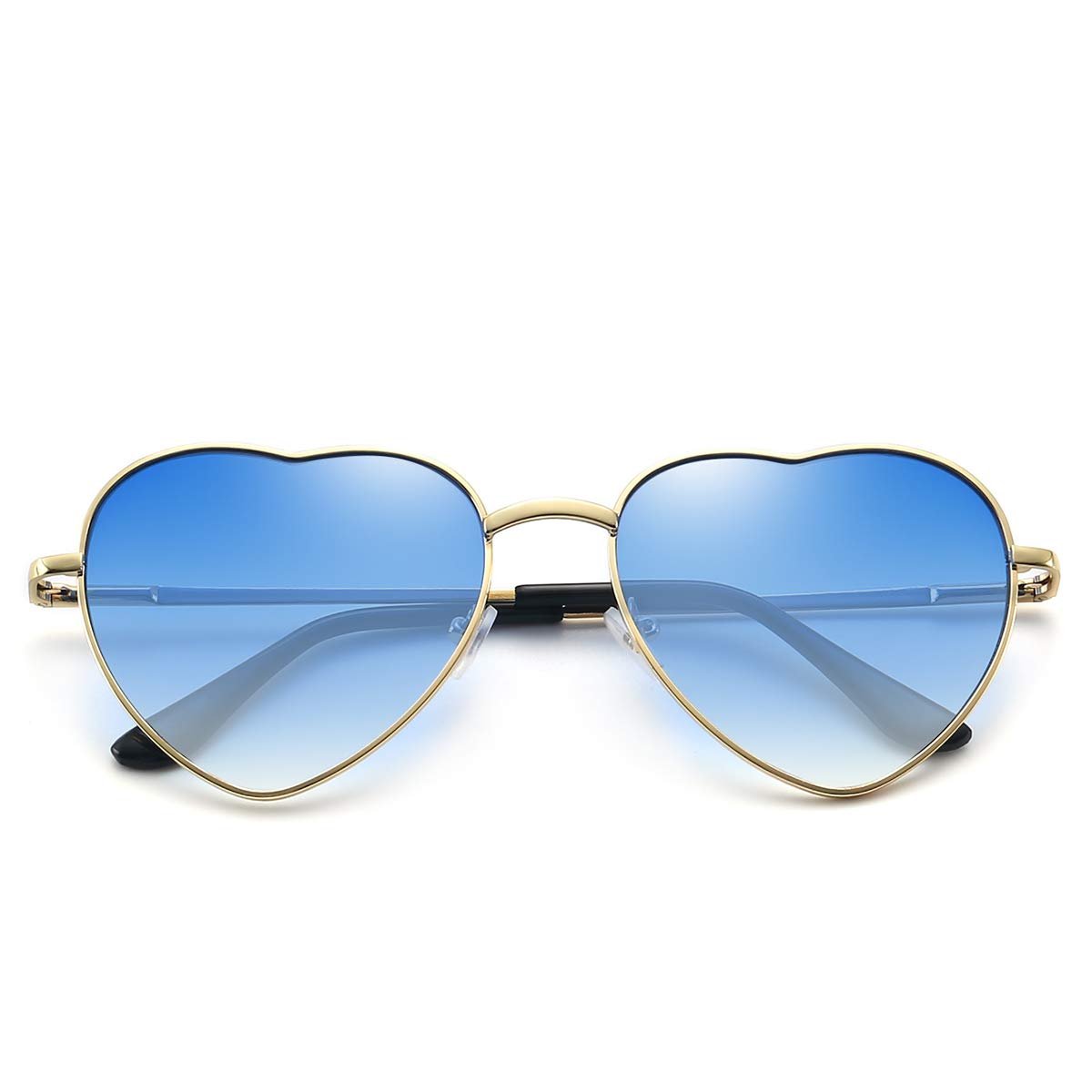Сонцезахисні окуляри Серце Dollger Вінтажні Тонка металева оправа Форма серця, фото №8