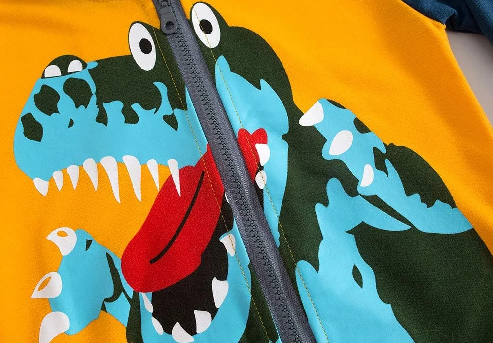 Худі TEDD для хлопчиків, кофта з динозавром, фото №4