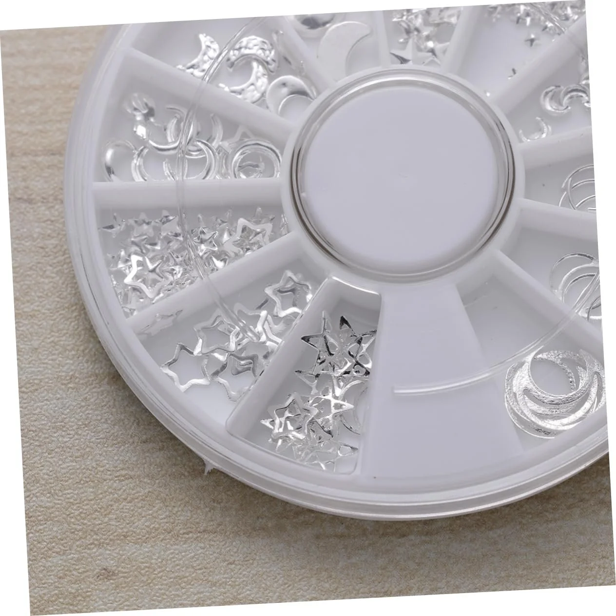 Металлические украшения для ногтей FRCOLOR 3 шт разных форм для натуральных и искусственных ногтей, фото №6 Металлические украшения для ногтей FRCOLOR 3 шт разных форм для натуральных и искусственных ногтей, фото №6