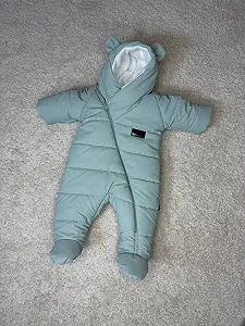Демісезонний дитячий комбінезон 62р. мята - Фото 1