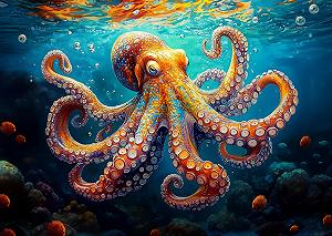 Пазл Octopus 1000 елементів 70 x 50 см - Фото 1