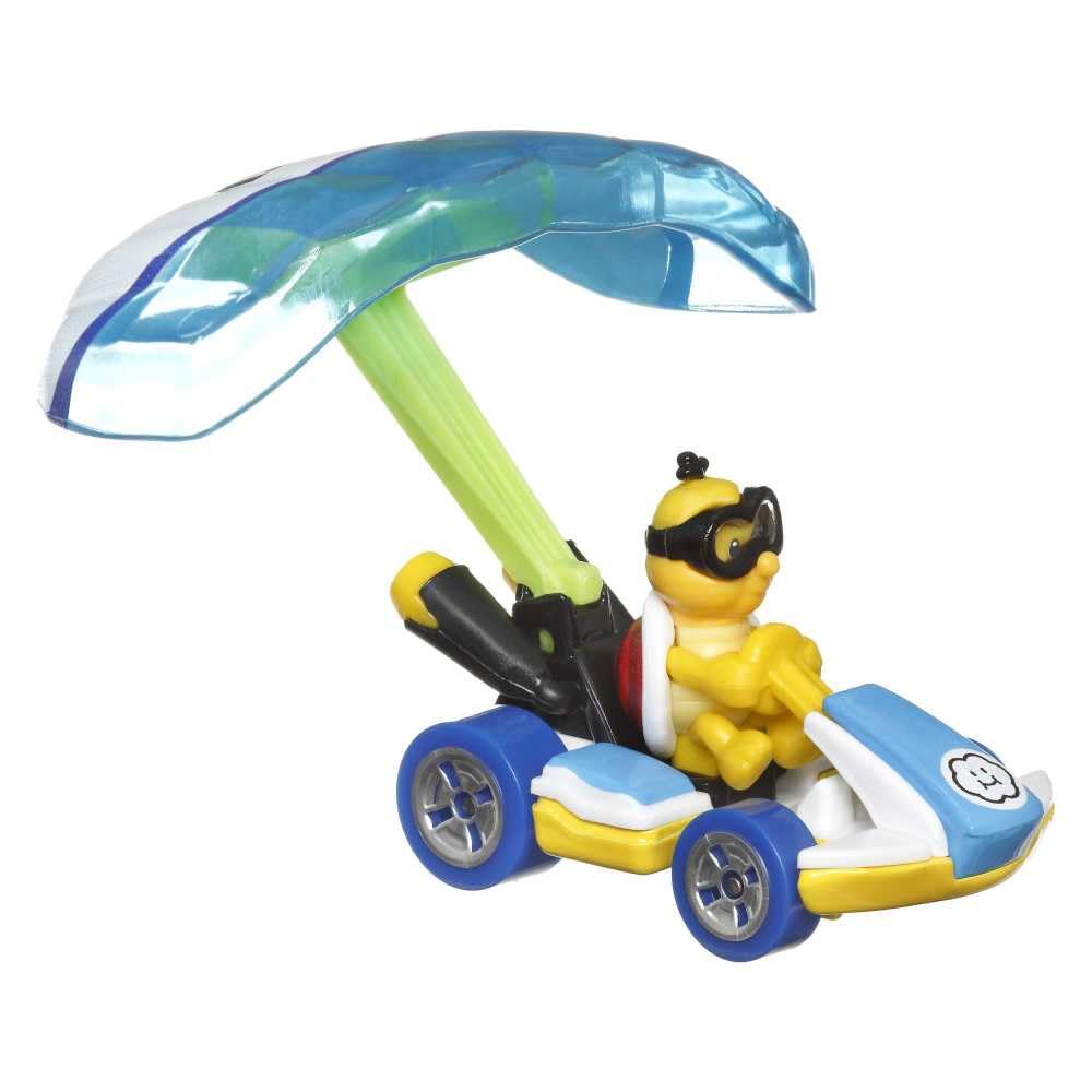 Іграшковий автомобіль Hot Wheels Mario Kart Lakitu Standard Kart з повітряним змієм Parafoil, фото №2